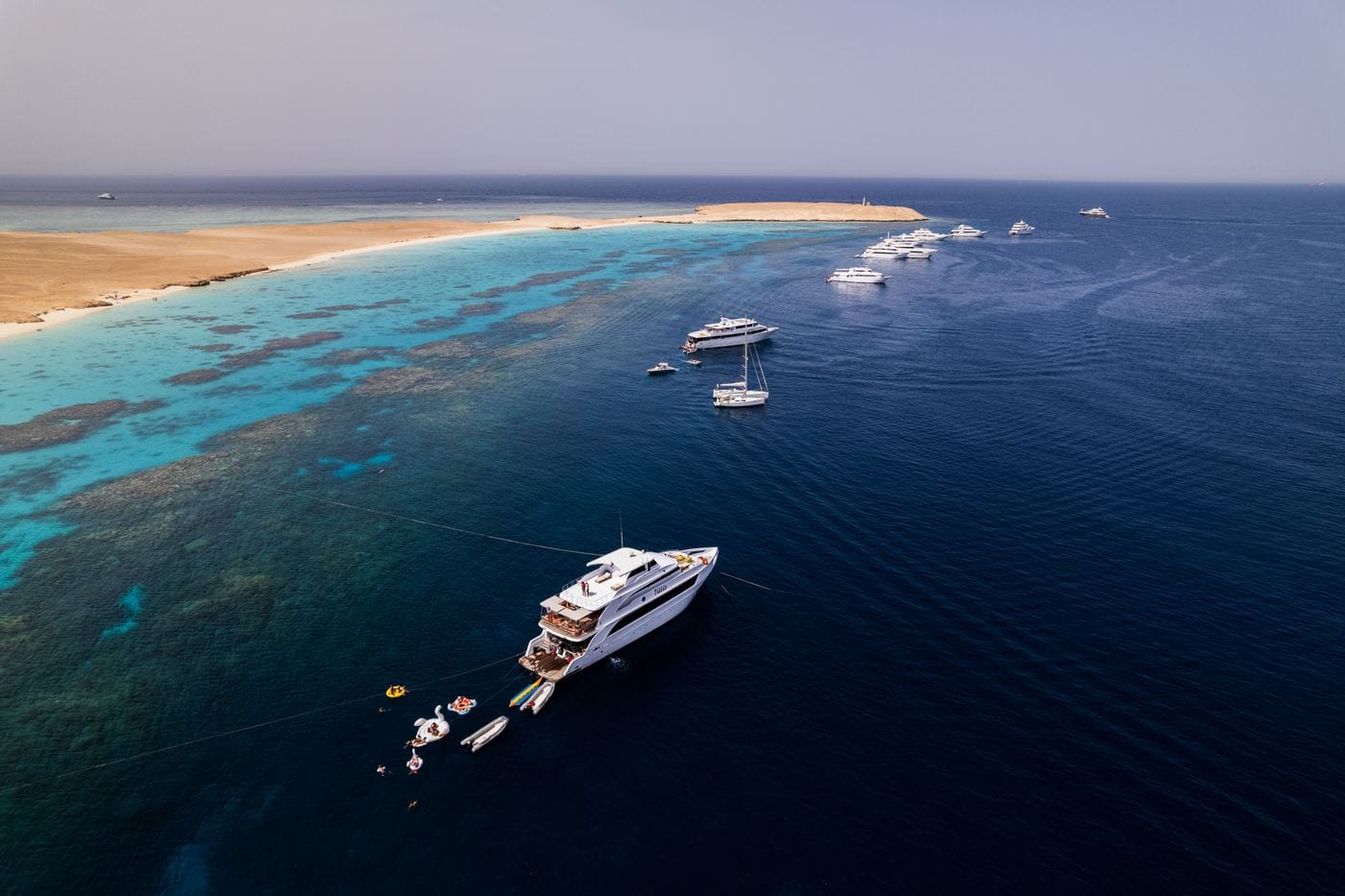 Island snorkeling trip — crystal Red Sea waters